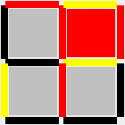 Squares 2x2 - Capturing a cell